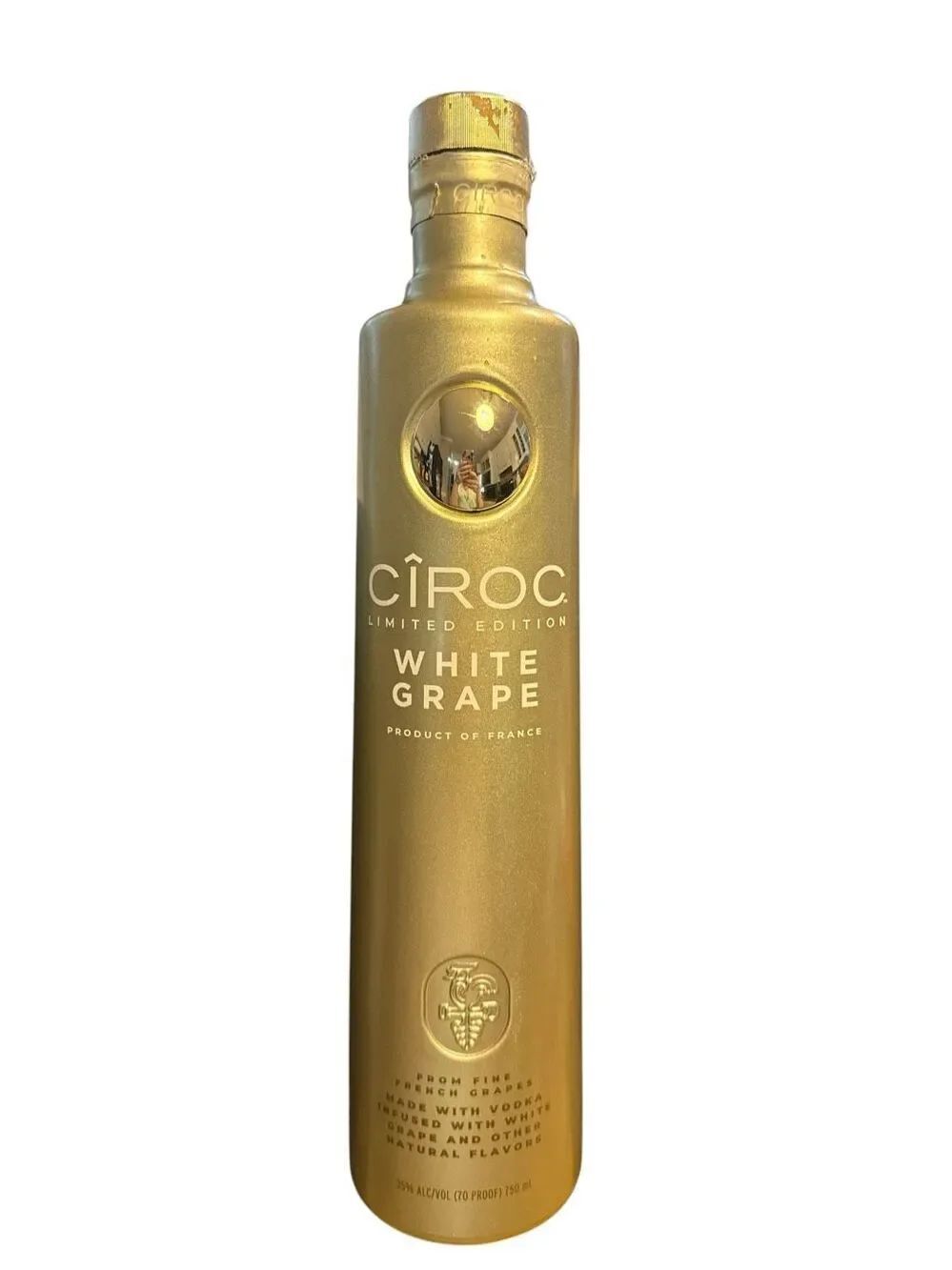 Ciroc Limited Edition White Grape Vodka Bottle [Empty 750 ML] with cap